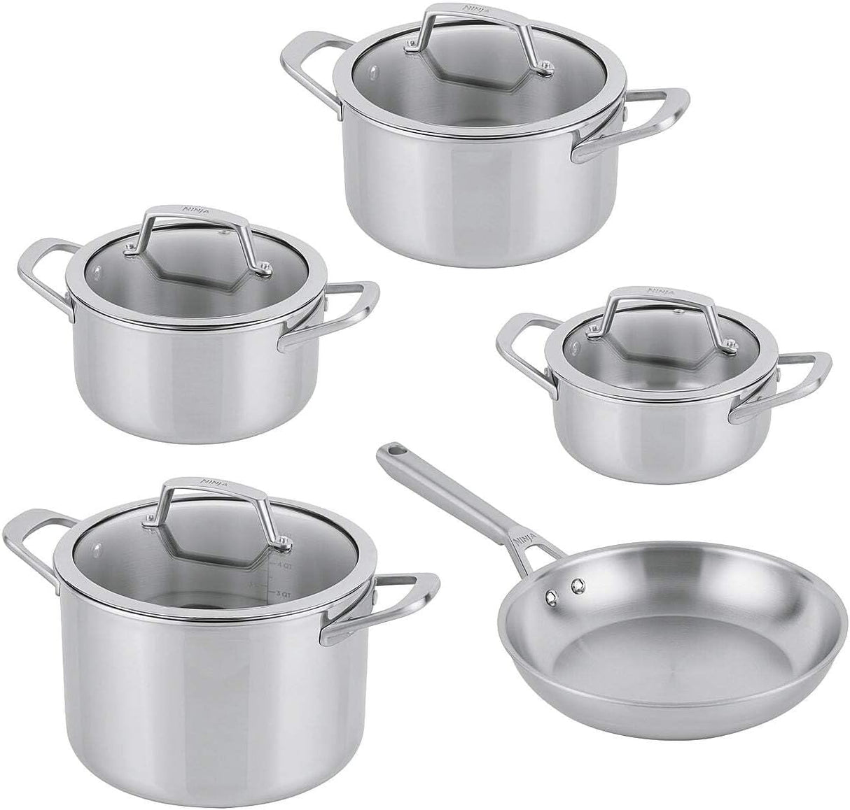 Ninja EverClad Topfset 5-teilig C95000DE