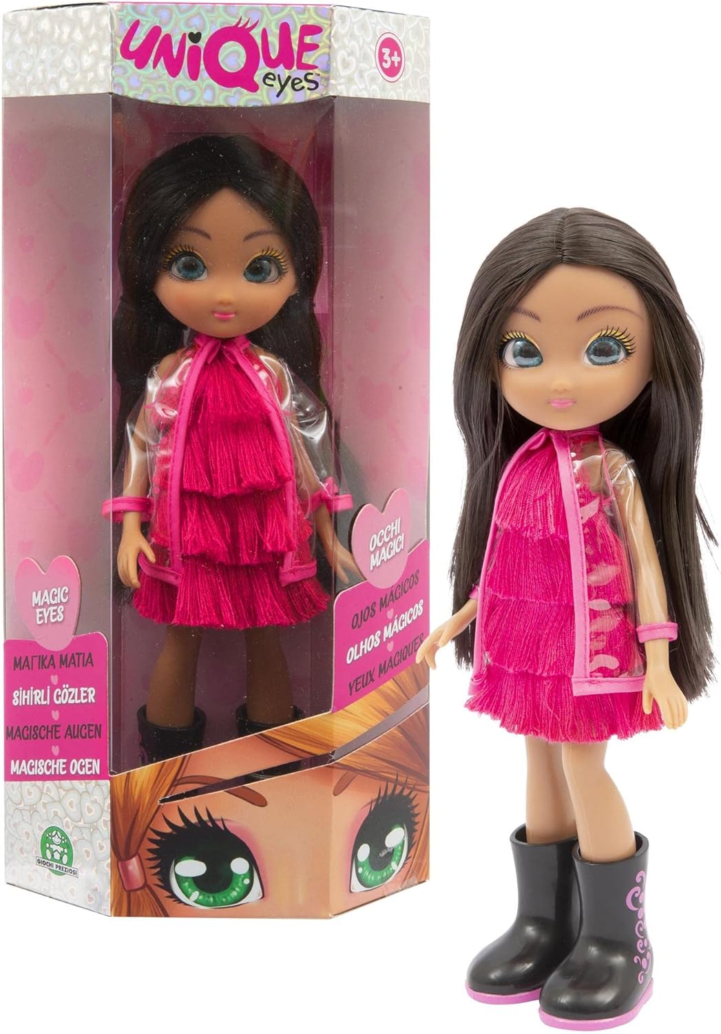 Giochi Preziosi Unique Eyes – Fashion-Puppe 25 cm mit Augen, die dem Blick folgen