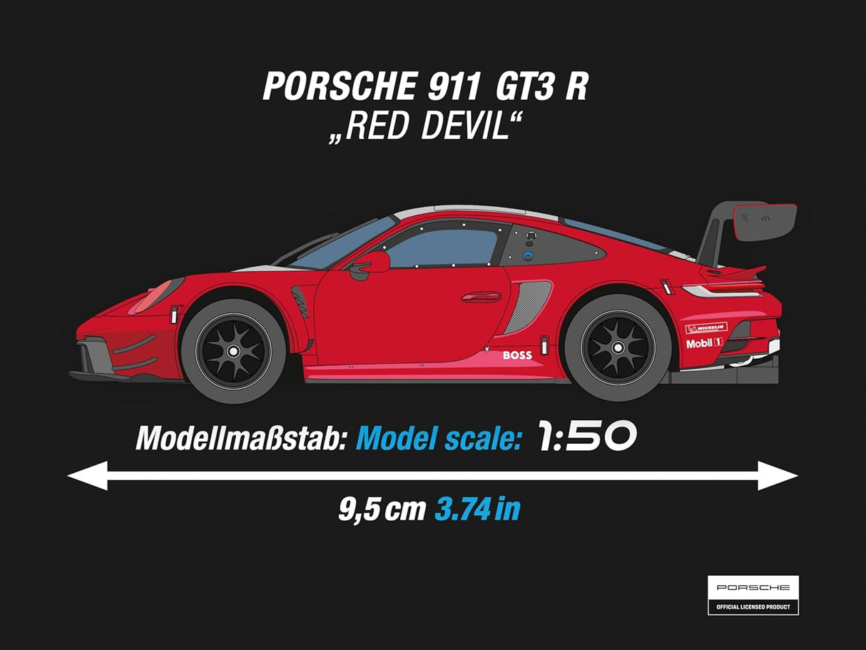 Carrera HYBRID Racing Set Devil Drivers mit 2 Porsche 911 GT3 R, App-Steuerung, KI-Unterstützung und 6,09 m Rennstrecke