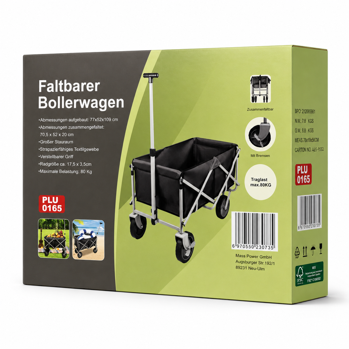 Faltbarer Bollerwagen / Foldable Trolley