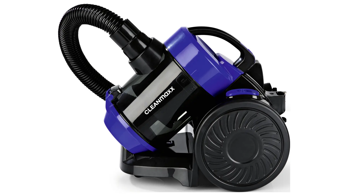 CLEANmaxx 19133 Multi-Zyklonstaubsauger 800 W Beutellos EPA-Filter | 17 kPa BLAU