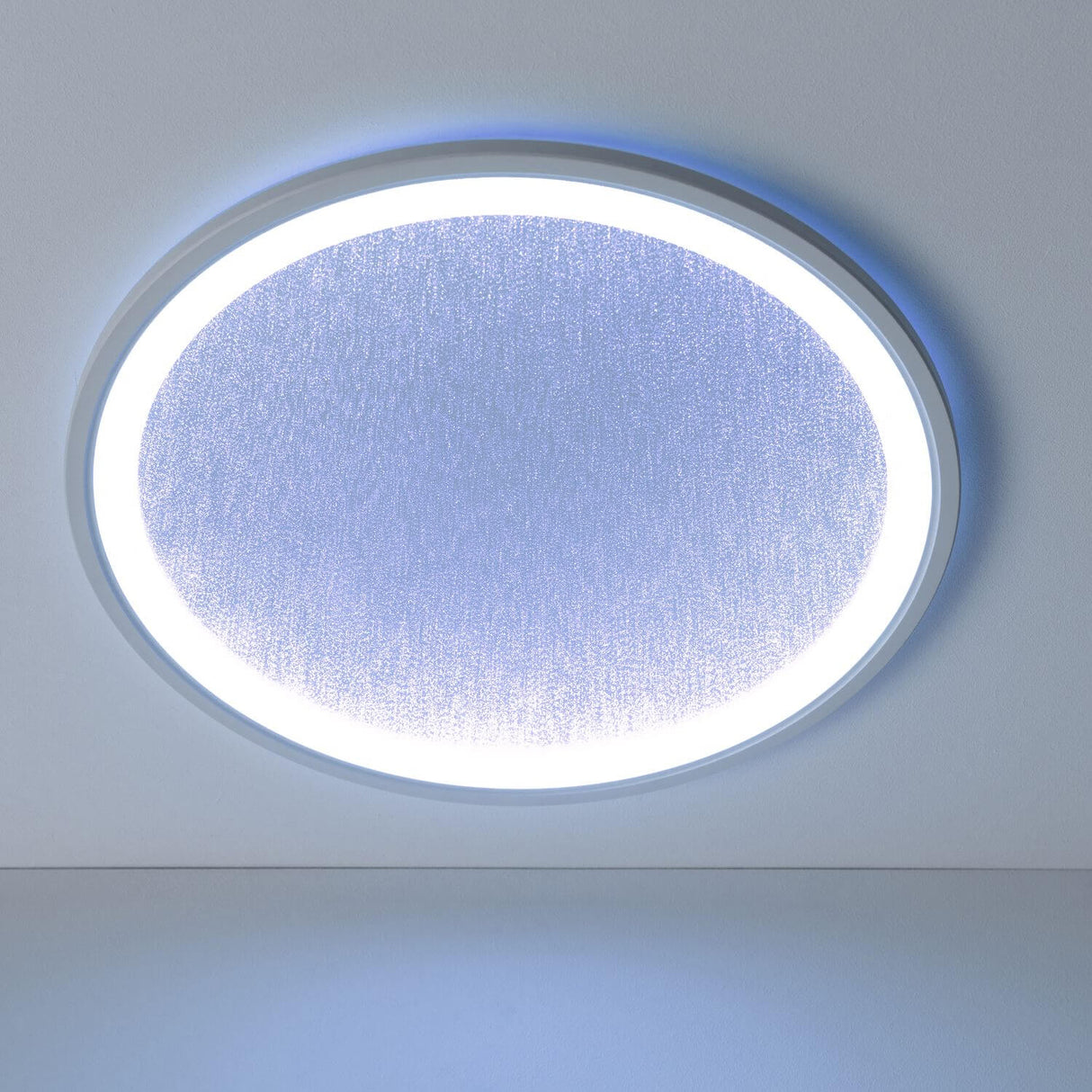 Brilliant Tanida LED Aufbaupaneel 31W – Deckenleuchte mit Glitzereffekt, Fernbedienung & Memory Funktion G98937/05
