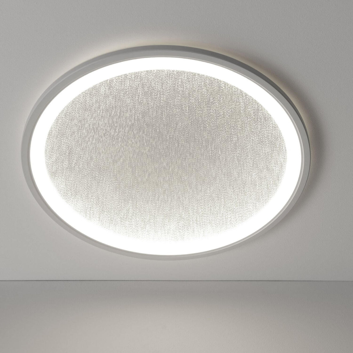 Brilliant Tanida LED Aufbaupaneel 31W – Deckenleuchte mit Glitzereffekt, Fernbedienung & Memory Funktion G98937/05