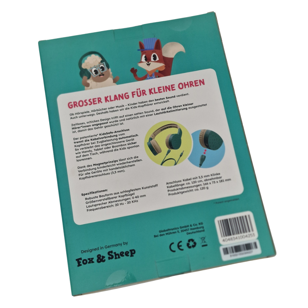 Fox & Sheep Kids Kopfhörer 85 dB KidsSafe