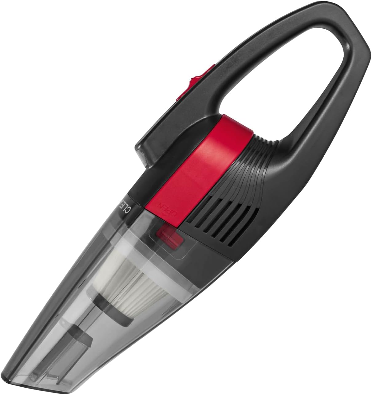 CLEANmaxx Akku-Handstaubsauger kabellos mit 3500 Pa Saugkraft, LED-Beleuchtung, Fugendüse, EPA-Filter 11 und USB-Ladekabel