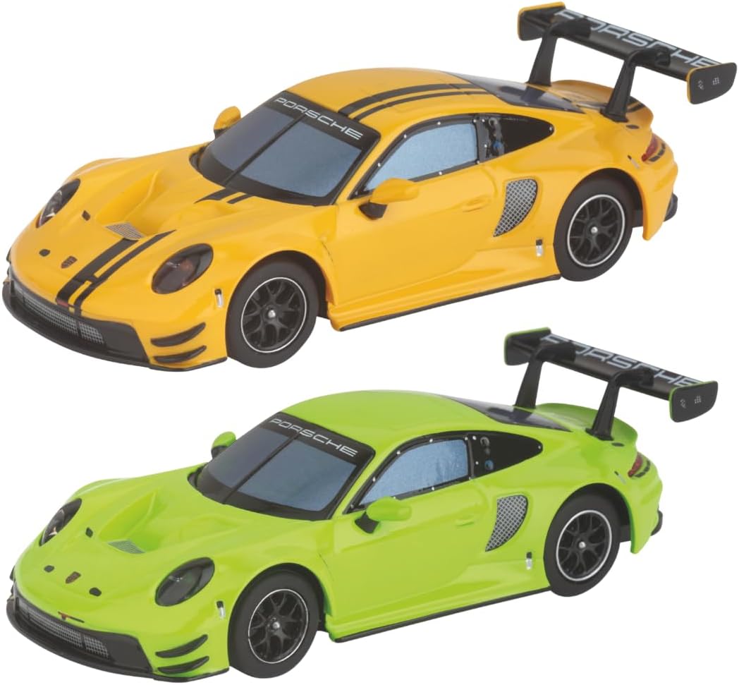 Carrera HYBRID Racing Set Speedway to Hell mit 2 Porsche 911 GT3 R, App-Steuerung, KI-Unterstützung und 6,09 m Rennstrecke