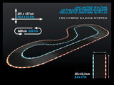 Carrera HYBRID Racing Set Runway Chase mit 2 Porsche 911 GT3 R, App-Steuerung, KI-Unterstützung und 6,09 m Rennstrecke