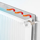 EASYmaxx Wärme-Reflexionsfolie 70x100 cm – Heizkörper Dämmfolie gegen Wärmeverlust