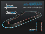 Carrera HYBRID Racing Set Speedway to Hell mit 2 Porsche 911 GT3 R, App-Steuerung, KI-Unterstützung und 6,09 m Rennstrecke