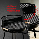GRILLCHEF by LANDMANN Holzkohlegrillwagen Corso Ø 48,5 cm höhenverstellbar