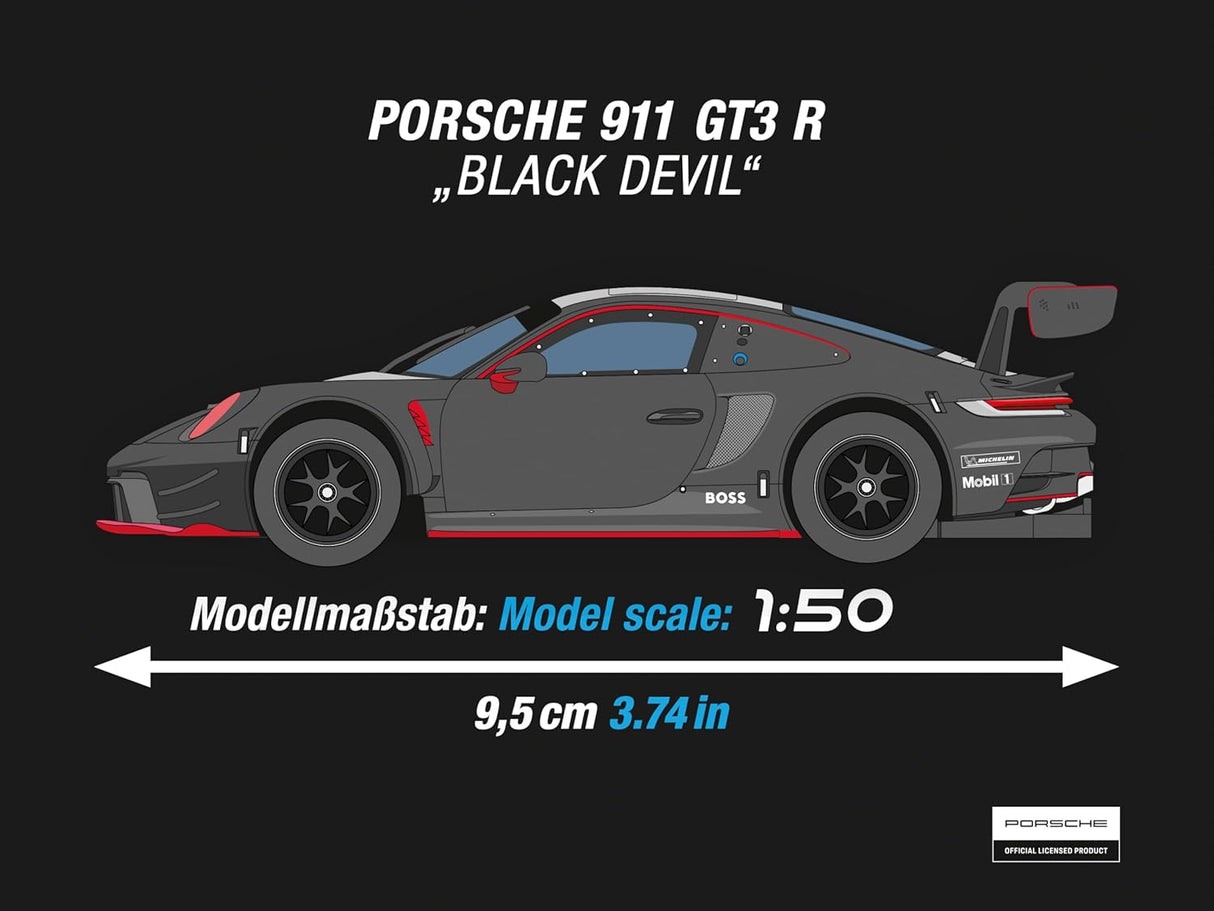 Carrera HYBRID Racing Set Devil Drivers mit 2 Porsche 911 GT3 R, App-Steuerung, KI-Unterstützung und 6,09 m Rennstrecke
