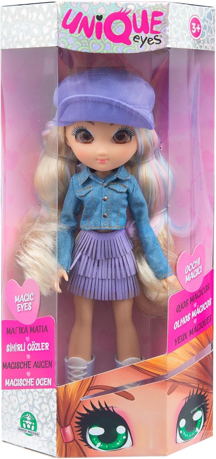 Giochi Preziosi Unique Eyes – Fashion-Puppe 25 cm mit Augen, die dem Blick folgen
