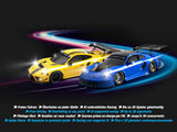 Carrera HYBRID Racing Set Runway Chase mit 2 Porsche 911 GT3 R, App-Steuerung, KI-Unterstützung und 6,09 m Rennstrecke