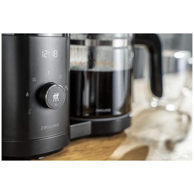 ZWILLING ENFINIGY Filterkaffeemaschine 1,5 L Glaskanne Schwarz