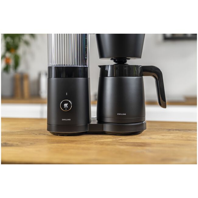 ZWILLING ENFINIGY Filterkaffeemaschine 1,25 L Thermokanne Schwarz