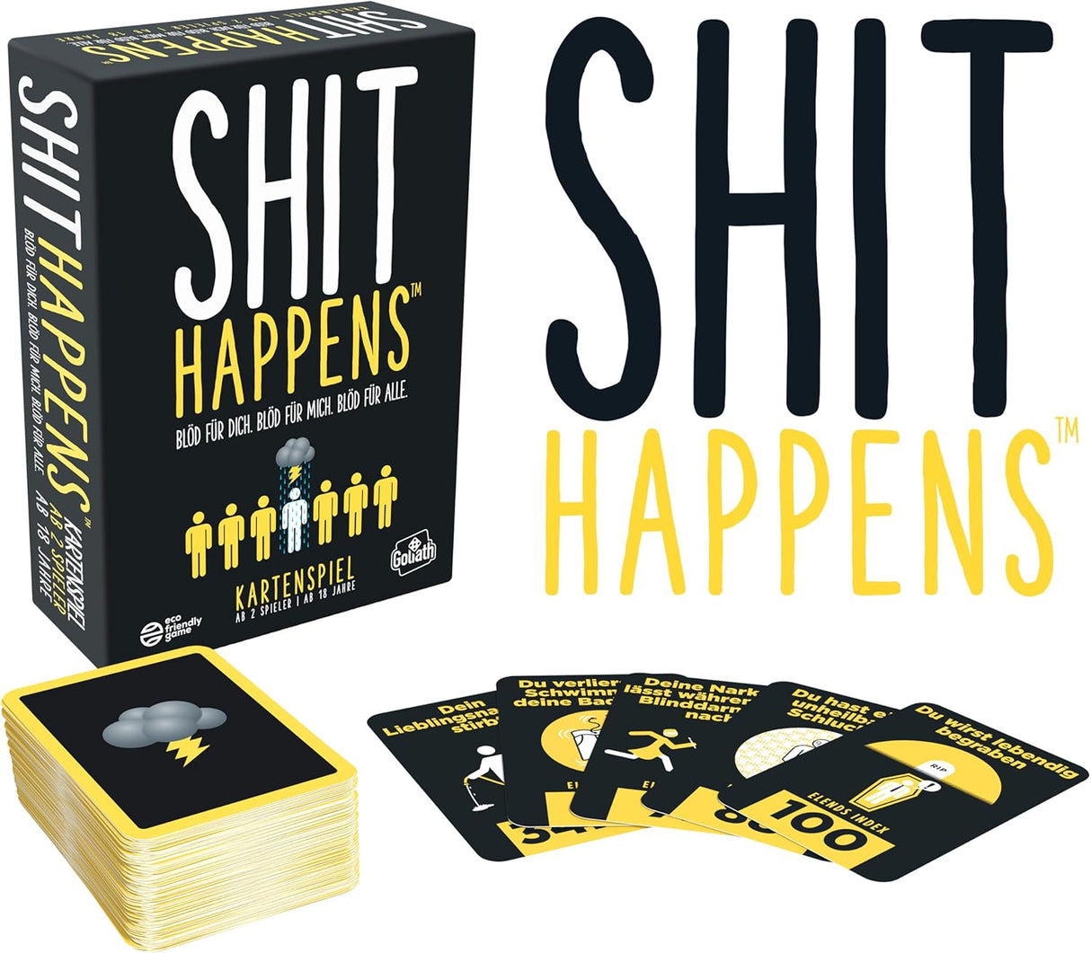 Goliath Shit Happens (Deutsche Version), Kartenspiele für Erwachsene