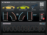 Carrera HYBRID Racing Set Speedway to Hell mit 2 Porsche 911 GT3 R, App-Steuerung, KI-Unterstützung und 6,09 m Rennstrecke