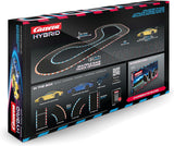 Carrera HYBRID Racing Set Runway Chase mit 2 Porsche 911 GT3 R, App-Steuerung, KI-Unterstützung und 6,09 m Rennstrecke
