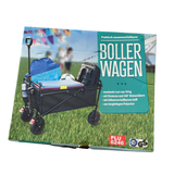 Ayco Bollerwagen faltbar Transportwagen bis 70 kg mit großen Rädern, Bremse