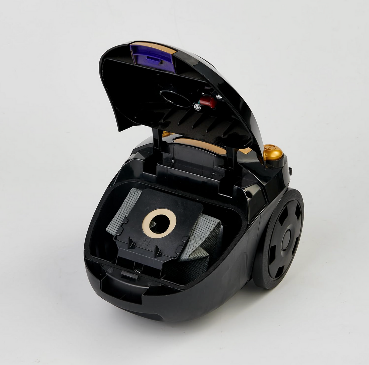 ELTA Bodenstaubsauger mit Beutel – 800W ECO-Motor, besonders leise, leicht 3,5 kg, Mini-Turbobürste für Tierhaare, Teleskoprohr, Zubehör