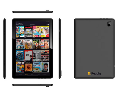 Readly Reader Android 12 Tablet mit Deutschlands größtem digitalem Kiosk