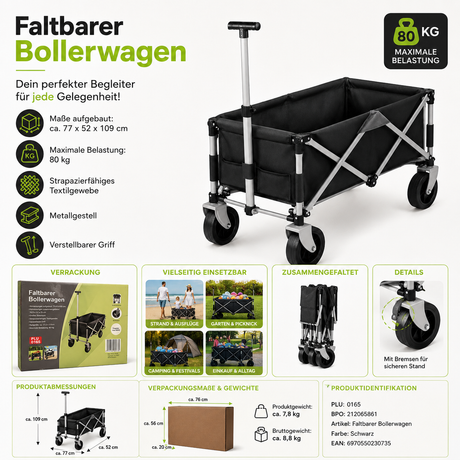 Faltbarer Bollerwagen / Foldable Trolley