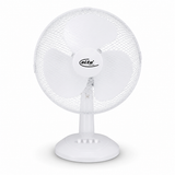 Elta Tischventilator TVT-30.2 weiß, 30 cm, 30 W, 3 Geschwindigkeitsstufen, 90° Oszillation und verstellbare Neigung