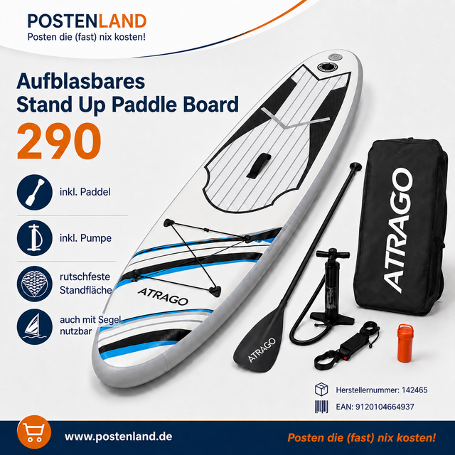 Stand Up Paddle I-SUB 290 Penguin