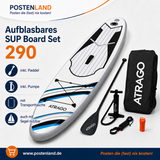 Stand Up Paddle I-SUB 290 Penguin Aufblasbares SUB Board Set