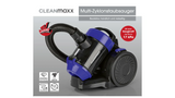 CLEANmaxx 19133 Multi-Zyklonstaubsauger 800 W Beutellos EPA-Filter | 17 kPa BLAU