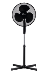 Elta Standventilator SVT-40.5b schwarz, 40 cm, 45 W, 3 Geschwindigkeitsstufen, 90° Oszillation und höhenverstellbar bis ca. 1,22 m