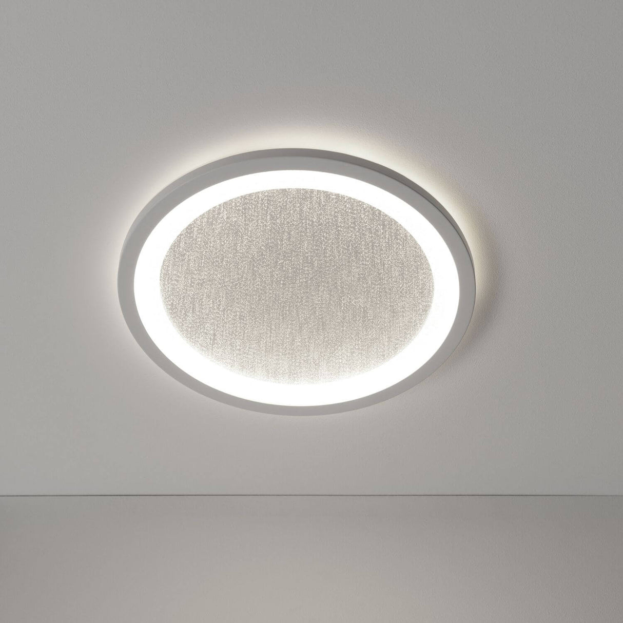 Brilliant Tanida LED Aufbaupaneel 22W – Deckenleuchte mit Glitzereffekt, Nachtlicht & Memory Funktion G98936/05