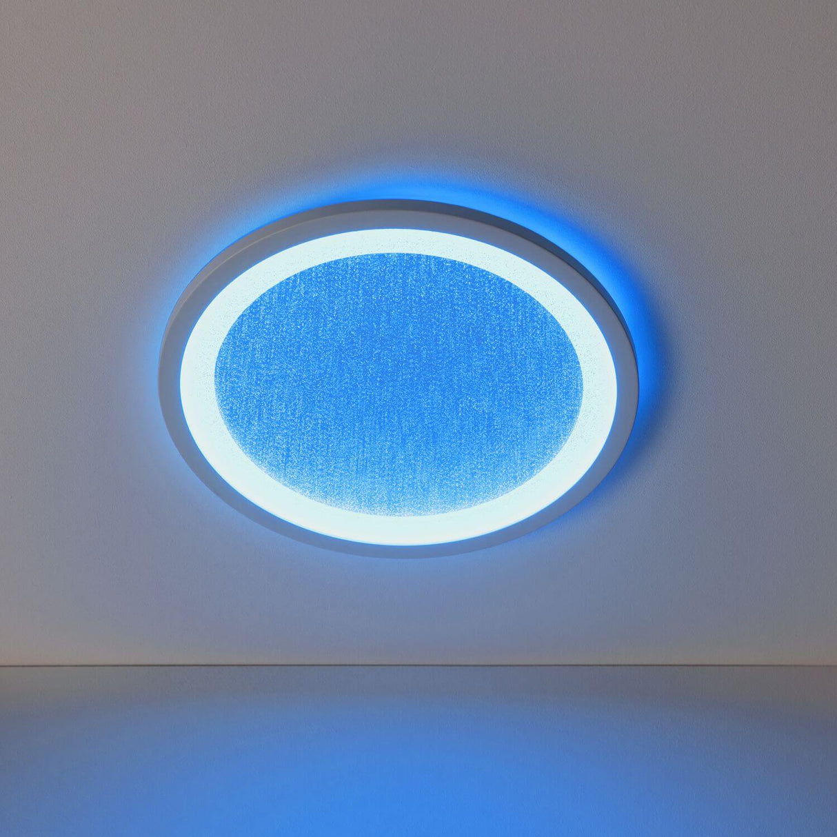 Brilliant Tanida LED Aufbaupaneel 22W – Deckenleuchte mit Glitzereffekt, Nachtlicht & Memory Funktion G98936/05