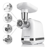 GOURMETmaxx Fleischwolf elektrisch Würstfüller Zerkleinerer Wurstmaschine 1300W