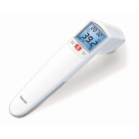Beurer FT 100 kontaktloses Infrarot-Fieberthermometer für Stirn, Objekt- und Raumtemperatur