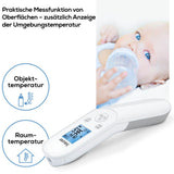 Beurer FT 85 kontaktloses Infrarot-Fieberthermometer für Stirn, Objekt- und Raumtemperatur
