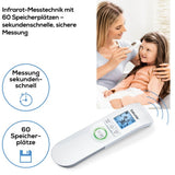 Beurer FT 95 kontaktloses Infrarot-Fieberthermometer für Stirn, Objekt- und Raumtemperatur