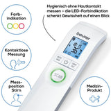 Beurer FT 95 kontaktloses Infrarot-Fieberthermometer für Stirn, Objekt- und Raumtemperatur