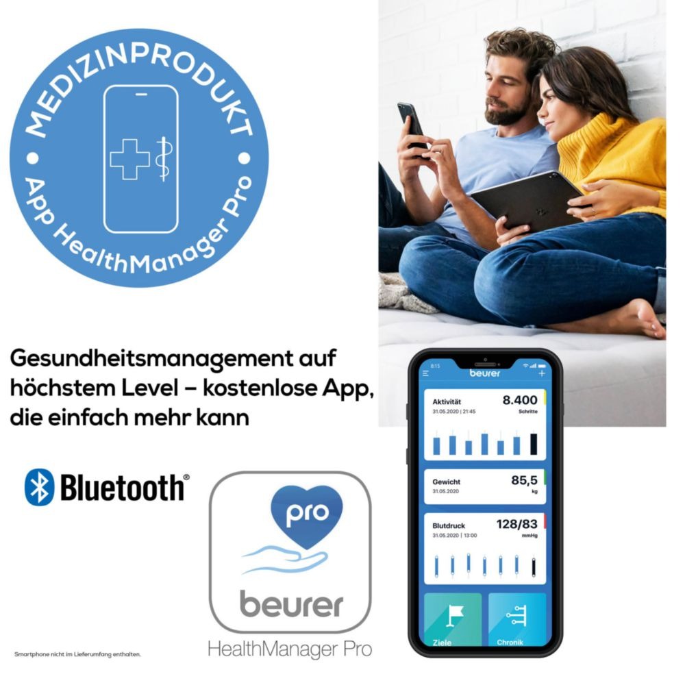 Beurer FT 95 kontaktloses Infrarot-Fieberthermometer für Stirn, Objekt- und Raumtemperatur