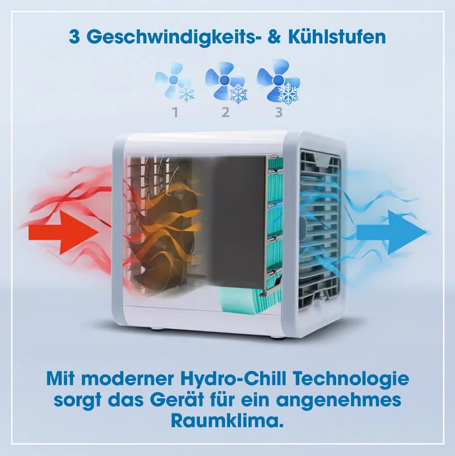 Livington Arctic Air – Kühlgerät Wasserkühler - Luftkühler - mobiles Klimagerät