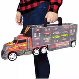 Dickie Toys Feuerwehr Truck 42 tlg Set mit 9 Autos Zubehör & Rampe ab 3 Jahren