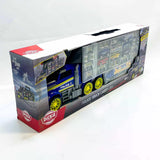 Dickie Toys Polizei Truck 42 tlg Set mit 9 Autos & Zubehör Transportkoffer ab 3 Jahre