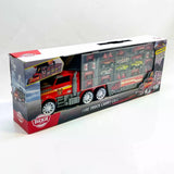 Dickie Toys Feuerwehr Truck 42 tlg Set mit 9 Autos Zubehör & Rampe ab 3 Jahren