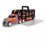 Dickie Toys Feuerwehr Truck 42 tlg Set mit 9 Autos Zubehör & Rampe ab 3 Jahren